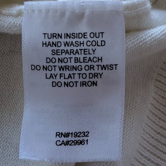 Alfred Dunner Women's XL Ivory Floral Sequin &Pearl Beaded Long Sleeves Sweater - Picture 11 of 15